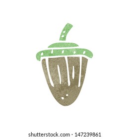 dibujos animados retro bellota