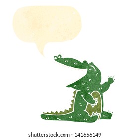 Retro-Cartoon-Alligator