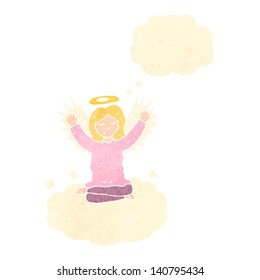 retro cartoon angel