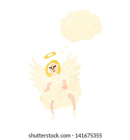 retro cartoon angel