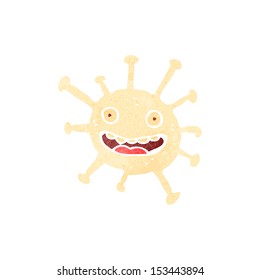 anticuerpo de dibujos animados retro