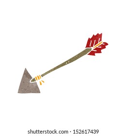 retro cartoon arrow