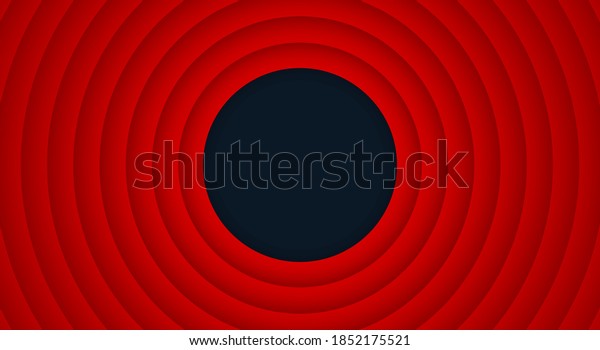 Retro cartoon background with red circles.
Vector illustration