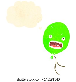 retro cartoon balloon