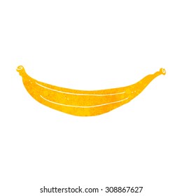 retro cartoon banana