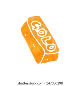 retro cartoon bar of gold