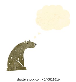 retro cartoon bear