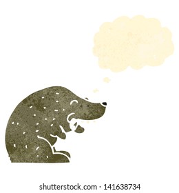 retro cartoon bear