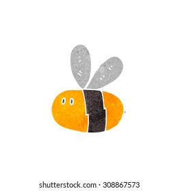 Retro-Cartoon-Biene