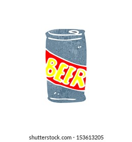 Retro Cartoon Beer Can