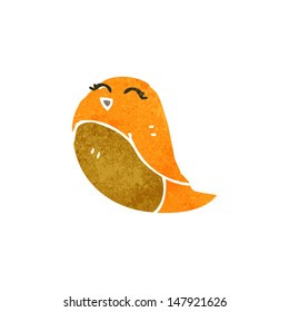 retro cartoon bird