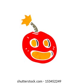 bomba de dibujos animados retro