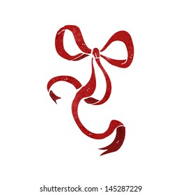 retro cartoon bow