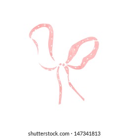retro cartoon bow