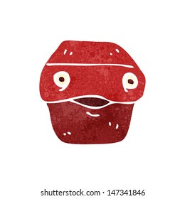 caja de dibujos animados retro