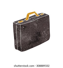 retro cartoon briefcase