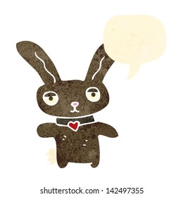 retro cartoon bunny rabbit