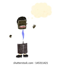 retro cartoon businessman