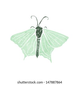 mariposa de dibujos retro