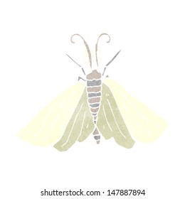 retro cartoon butterfly