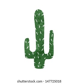 retro cartoon cactus