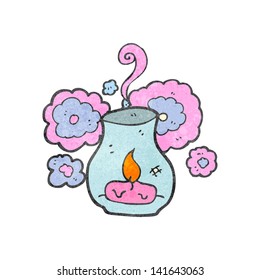retro cartoon candle