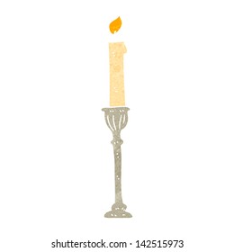candelabro de dibujos animados retro