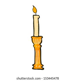 candelabro de dibujos animados retro