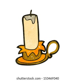 candelabro de dibujos animados retro