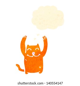 Retro-Cartoon-Katze
