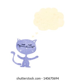 gato retro de dibujos animados