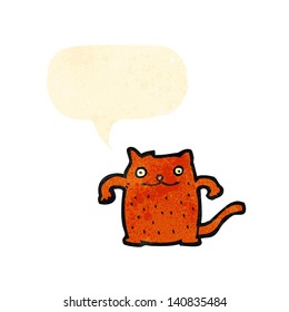 retro cartoon cat