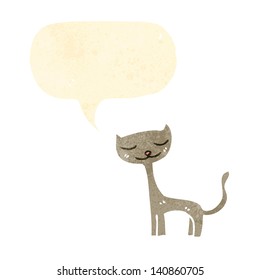 retro cartoon cat
