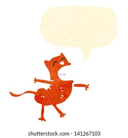 gato retro de dibujos animados