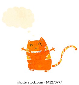 gato retro de dibujos animados