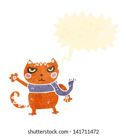 retro cartoon cat