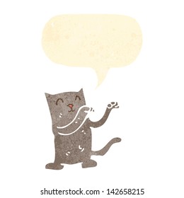 retro cartoon cat