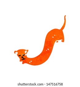 gato de dibujos animados retro