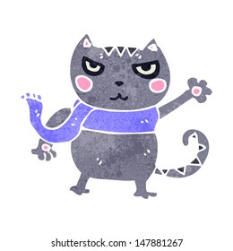 Retro-Cartoon-Katze
