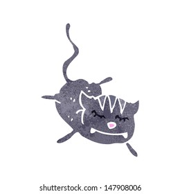 gato retro de dibujos animados