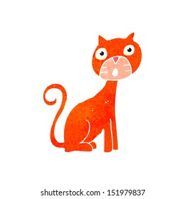 retro cartoon cat