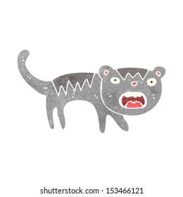 gato retrô dos desenhos animados