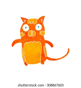 gato retro de dibujos animados