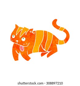 Retro-Cartoon-Katze