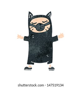 retro cartoon cat costume