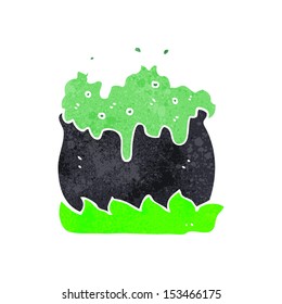 retro cartoon cauldron