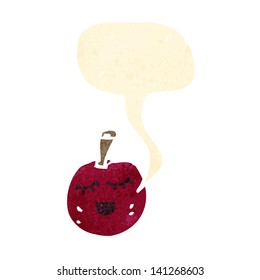 retro cartoon cherry