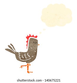 retro cartoon chicken