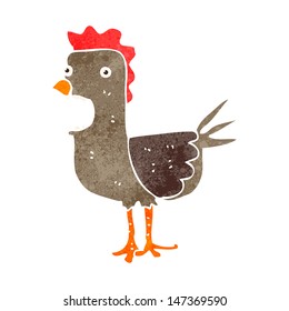 retro cartoon chicken