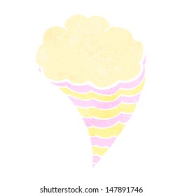 retro cartoon cloud